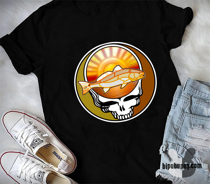 Grateful Dead Fishing Shirt Unisex Cool Size S - 5XL New - BipuBunny Store