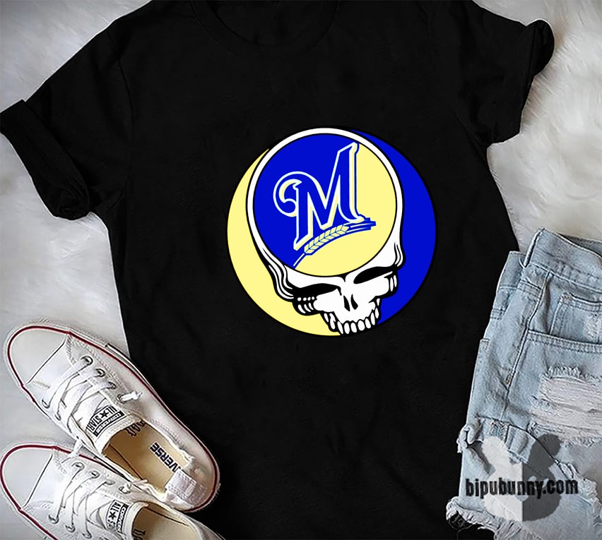Milwaukee Brewers Grateful Dead T Shirt Unisex Cool Size S - 5XL New -  BipuBunny Store