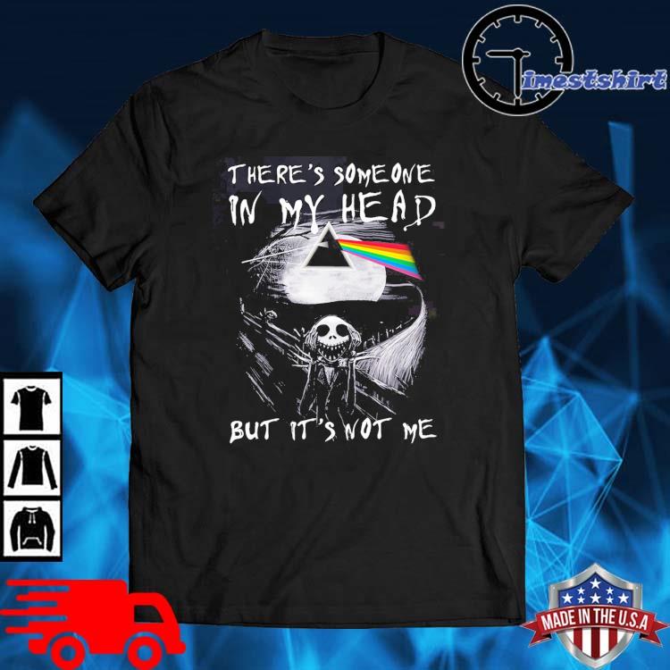 Pink Floyd Halloween T-Shirt Jack Skellington There's Someone In My Head But It's Not Me