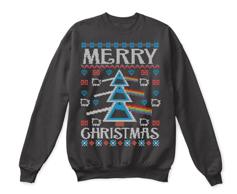 Pink Floyd Band 3D Ugly Christmas Sweater