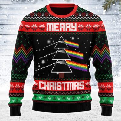 Pink Floyd Band 3D Ugly Christmas Sweater