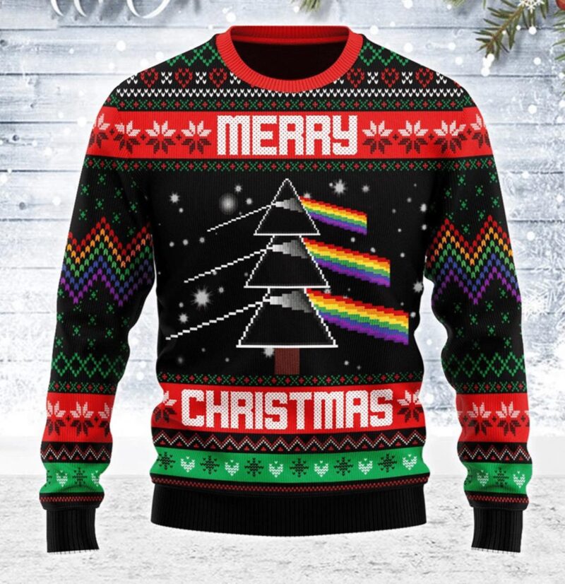 Pink Floyd Band 3D Ugly Christmas Sweater