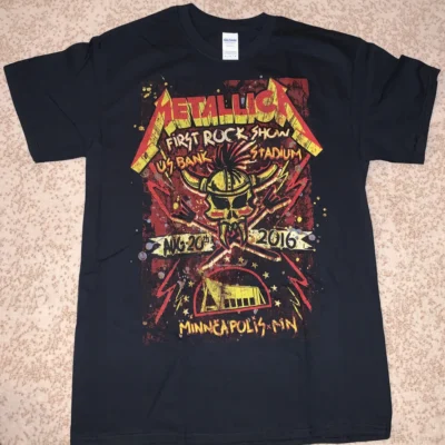 Metallica Minneapolis T Shirt Unisex Cool Size S – 5XL New