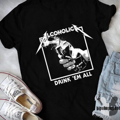 Alcoholica Metallica Shirt Unisex Cool Size S – 5XL New