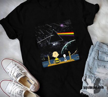 charlie brown pink floyd t shirt