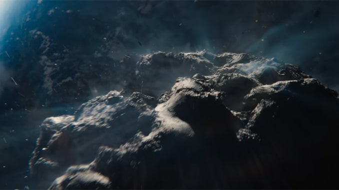 Comet scene in the movie