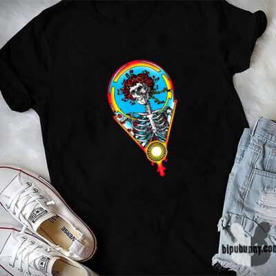 Grateful Dead Skull And Roses T Shirt Unisex Cool Size S – 5XL New