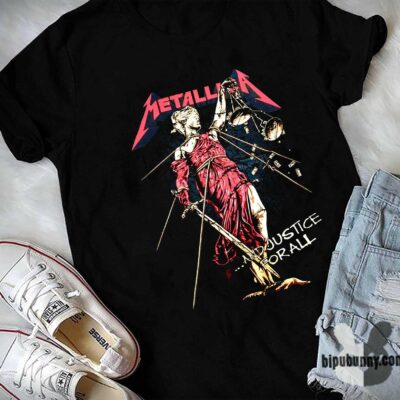 Metallica And Justice For All 1988 T Shirt Cool Size S – 5XL New