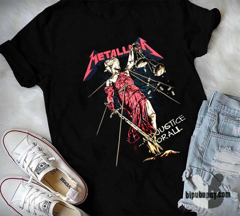 Metallica And Justice For All 1988 T Shirt Cool Size S – 5XL New