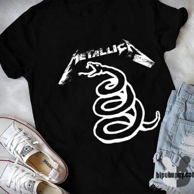 metallica black album shirt