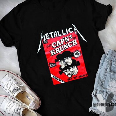 Metallica Capn’s Of Crunch Shirt Unisex Cool Size S – 5XL New