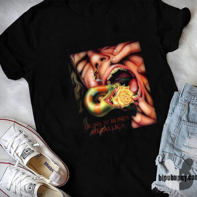 Metallica Guns N Roses Tour Shirt Unisex Cool Size S – 5XL New