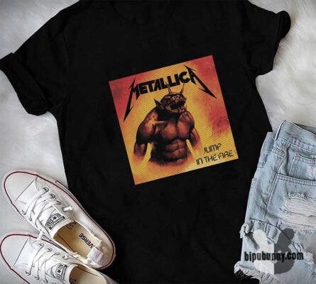 metallica jump in the fire shirt