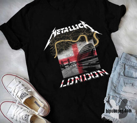 metallica london t shirt