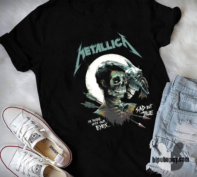 Metallica Sad But True Shirt Cool Size S – 5XL New