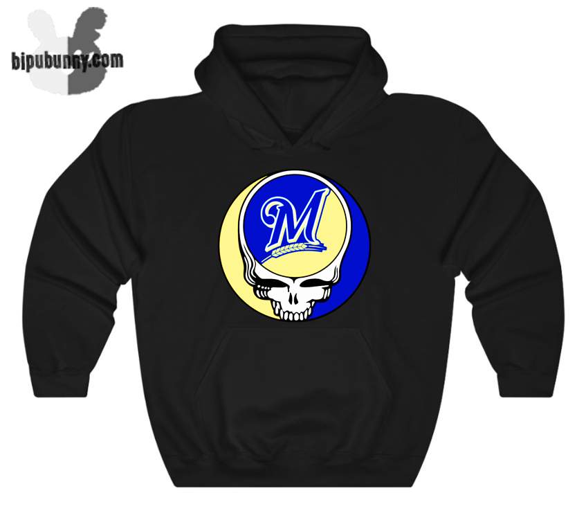 Milwaukee Brewers Grateful Dead T Shirt 