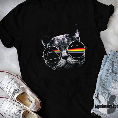Pink Floyd Cat Shirt Size S – 5XL New
