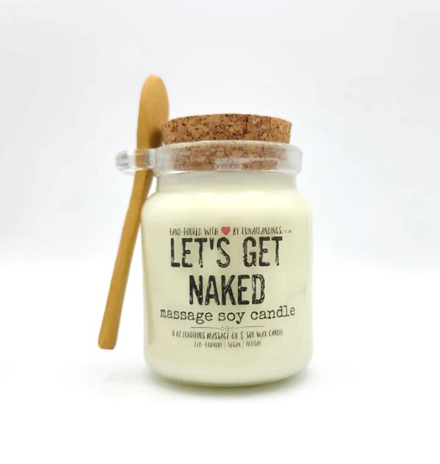 Let's Get Naked Massage Soy Candle