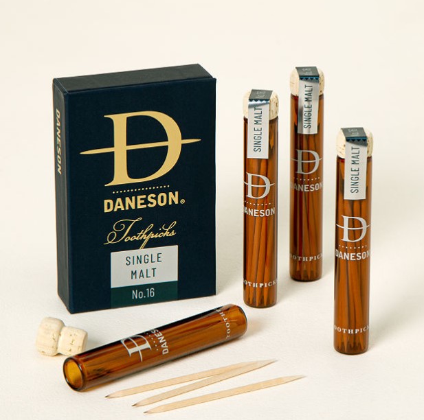 "Scotch-Infused Toothpicks Gift Set "