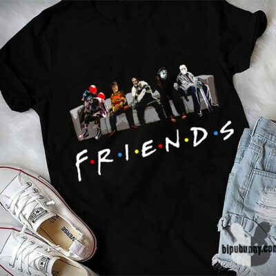 F.R.I.E.N.D.S Horror Movies Characters T-Shirt