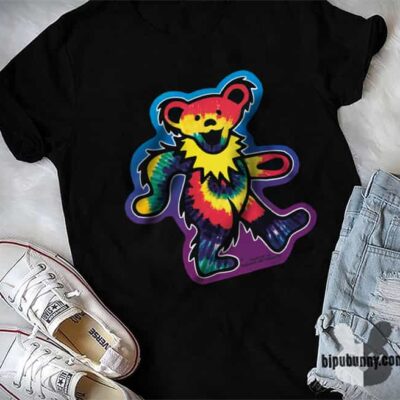 Grateful Dead Bears Tie Dye Shirt Unisex Cool Size S – 5XL New