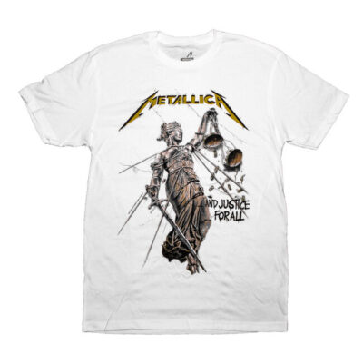 And Justice For All (white) T-shirt
