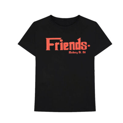 Vlone Friends Godfather Mulberry St Red Black Tee