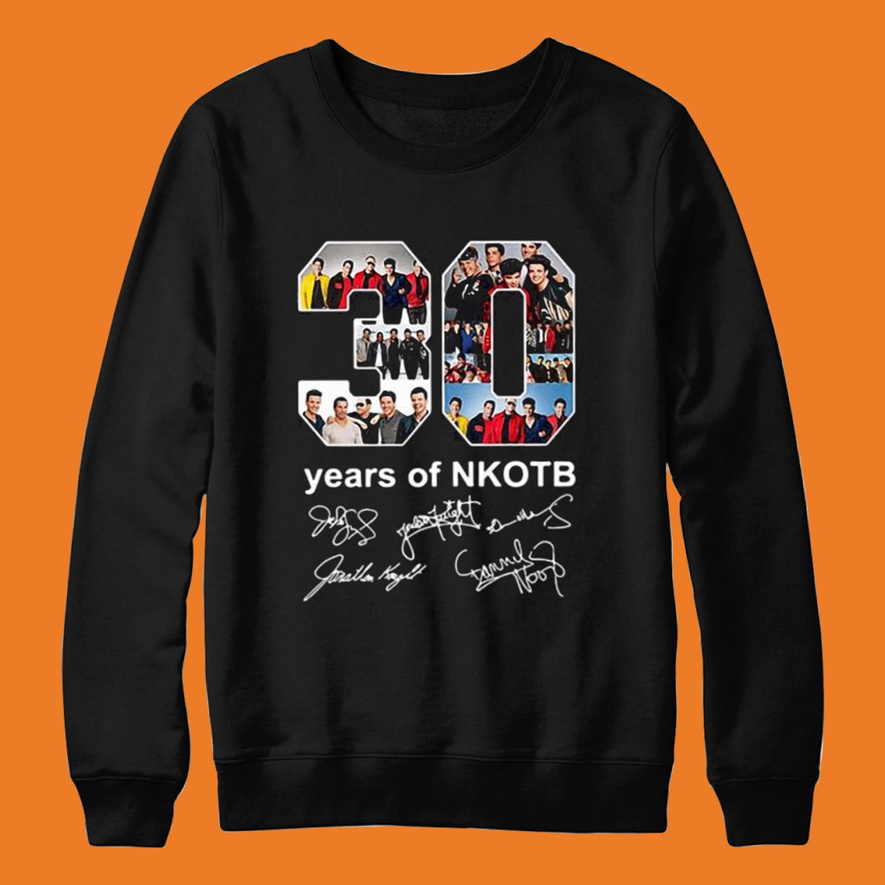 30 Years Of NKOTB New Kids On The Block Signature T-Shirt