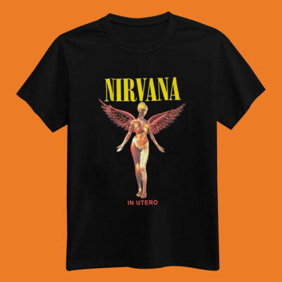 Amplified Nirvana – In Utero Men_s Colour Shirts