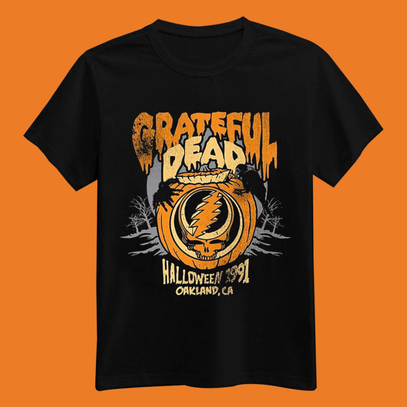 Grateful Dead Halloween Pumpkin Light Weight Shirt