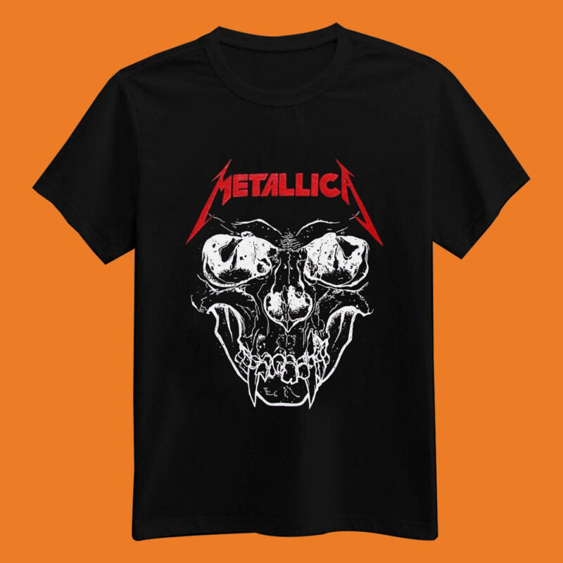 Metallica Skull Rock Band T-shirt