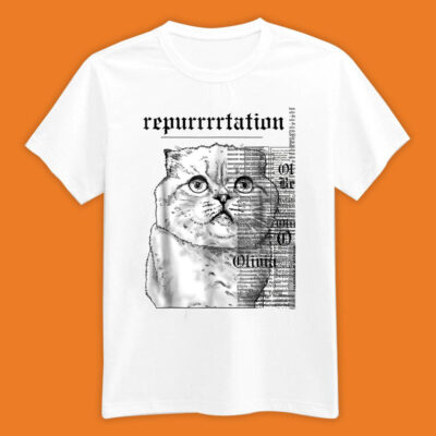 Taylor White Cat Tee Swift Rep Tour Essential T-Shirt