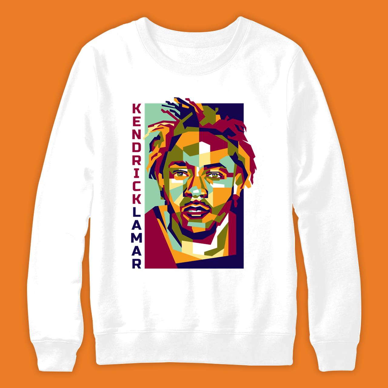 Abstract Kendrick Lamar In WPAP T-Shirt