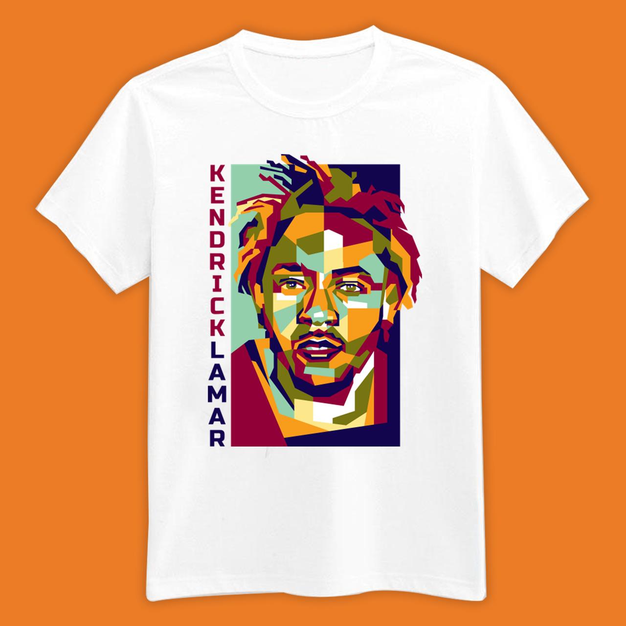 Abstract Kendrick Lamar In WPAP T-Shirt