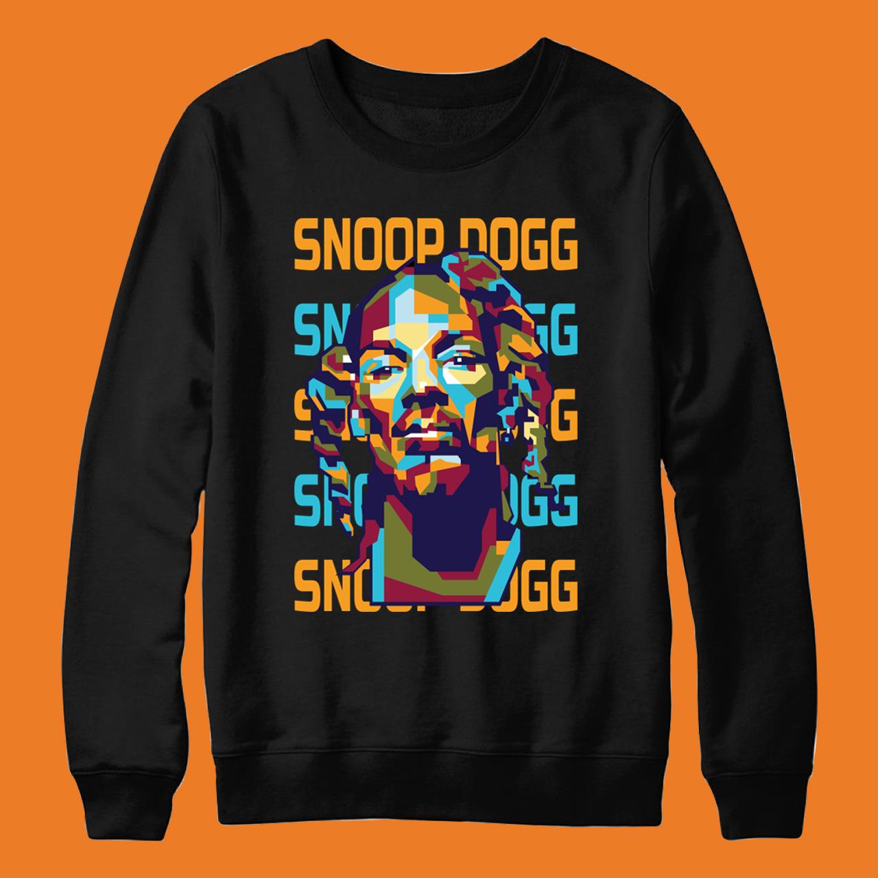 Abstract Snoop Dogg In WPAP T-Shirt