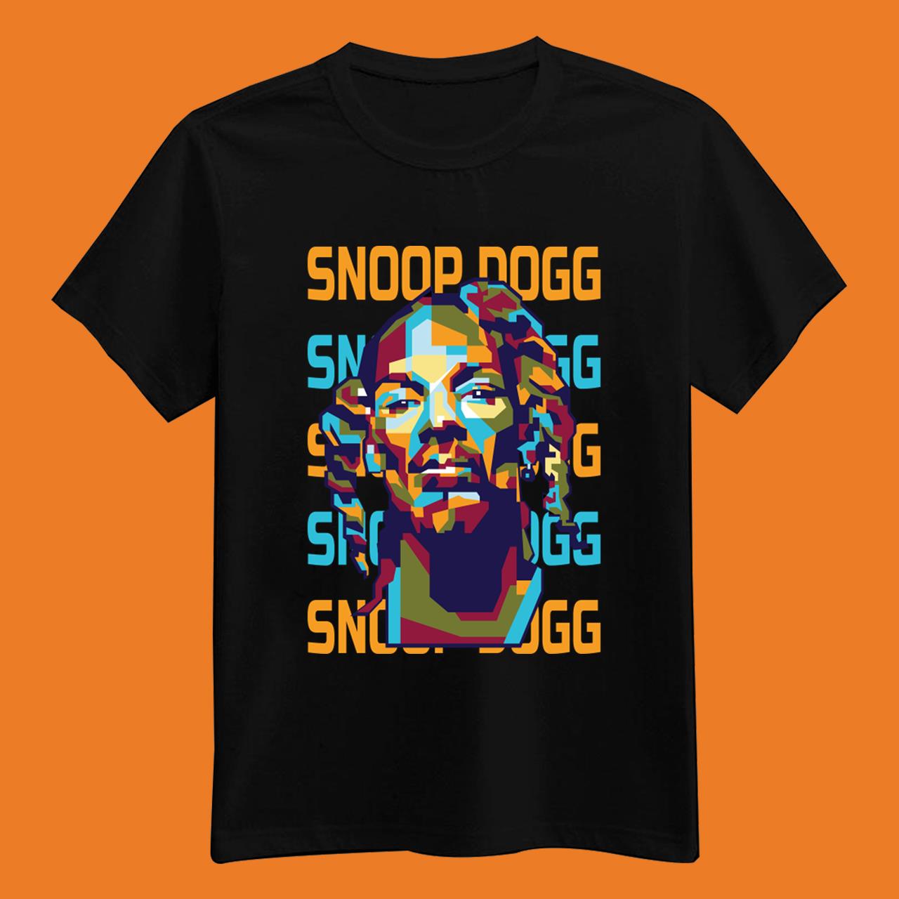 Abstract Snoop Dogg In WPAP T-Shirt