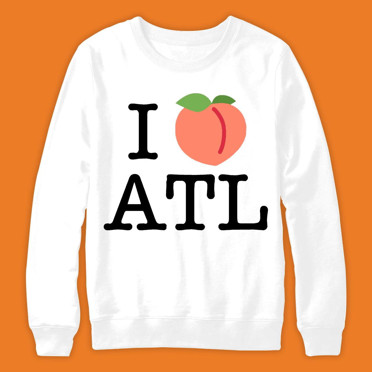 Atlanta Braves I Peach Atlanta T-Shirt