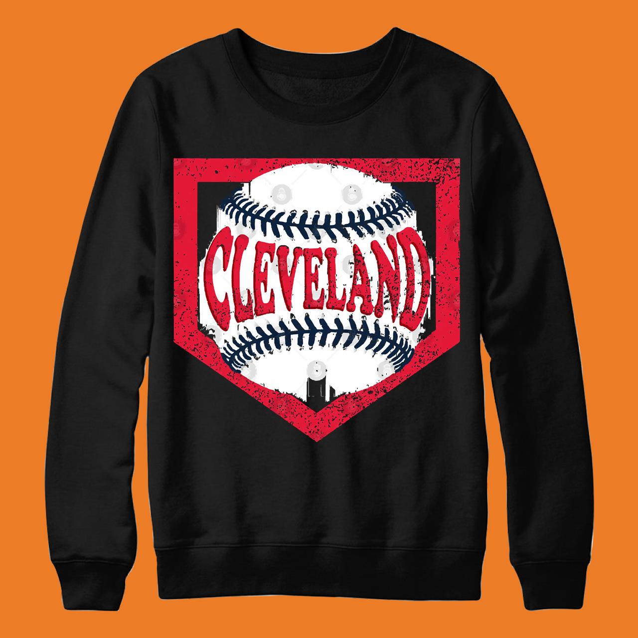 Cleveland Indians Baseball And Diamond T-Shirt