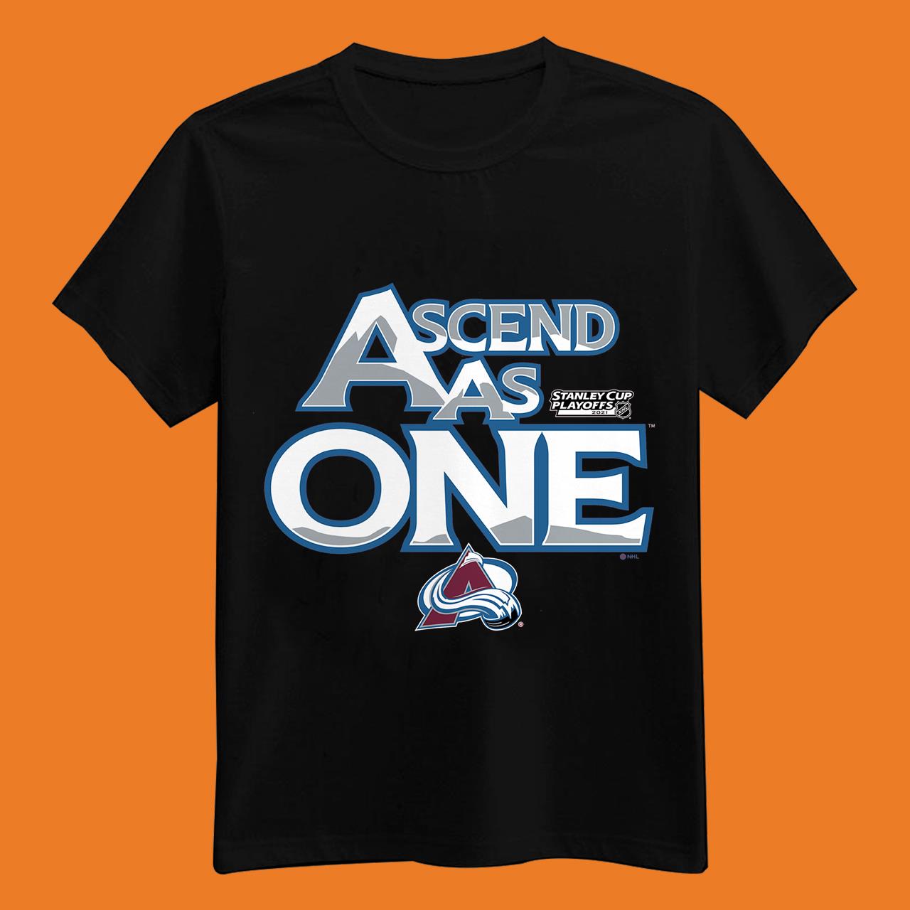 Colorado Avalanche 2021 Stanley Cup Playoffs Bound Slogan T-shirt