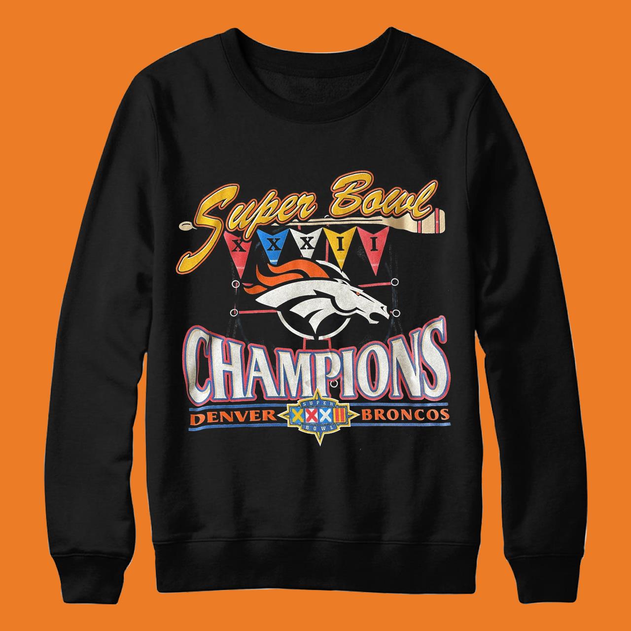 Denver Broncos Super Bowl XXXII Champions New Shirt