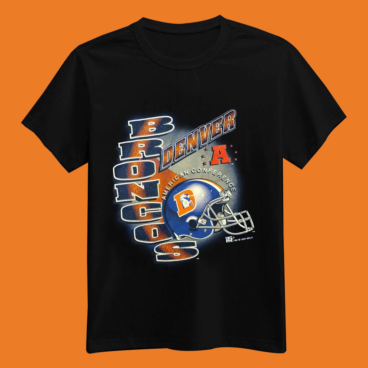 Denver Broncos T-Shirt Vintage 90s NFL Sport Football Team