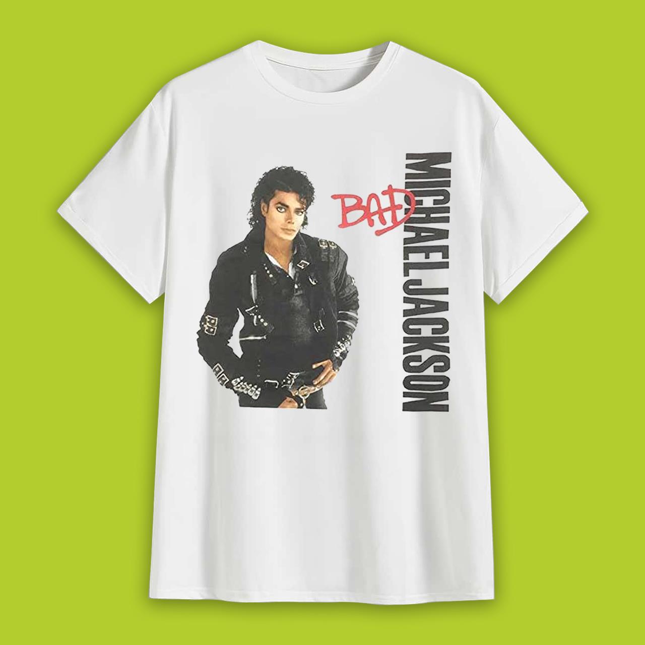 Michael Jackson Men_s Bad Slim Fit T-Shirt