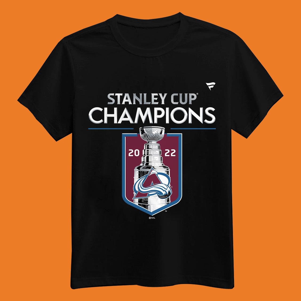 NHL 2022 Stanley Cup Champions Colorado Avalanche Locker Room T-Shirt