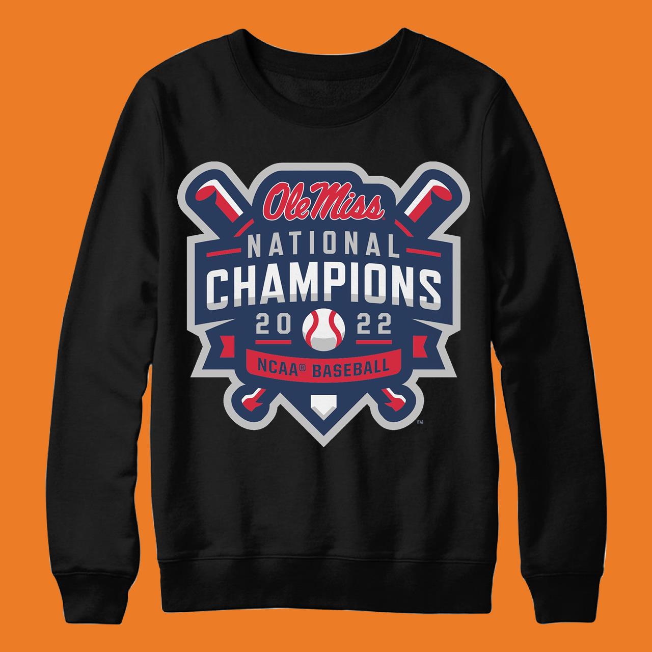 Ole Miss National Champs Baseball Logo Unisex Shirt