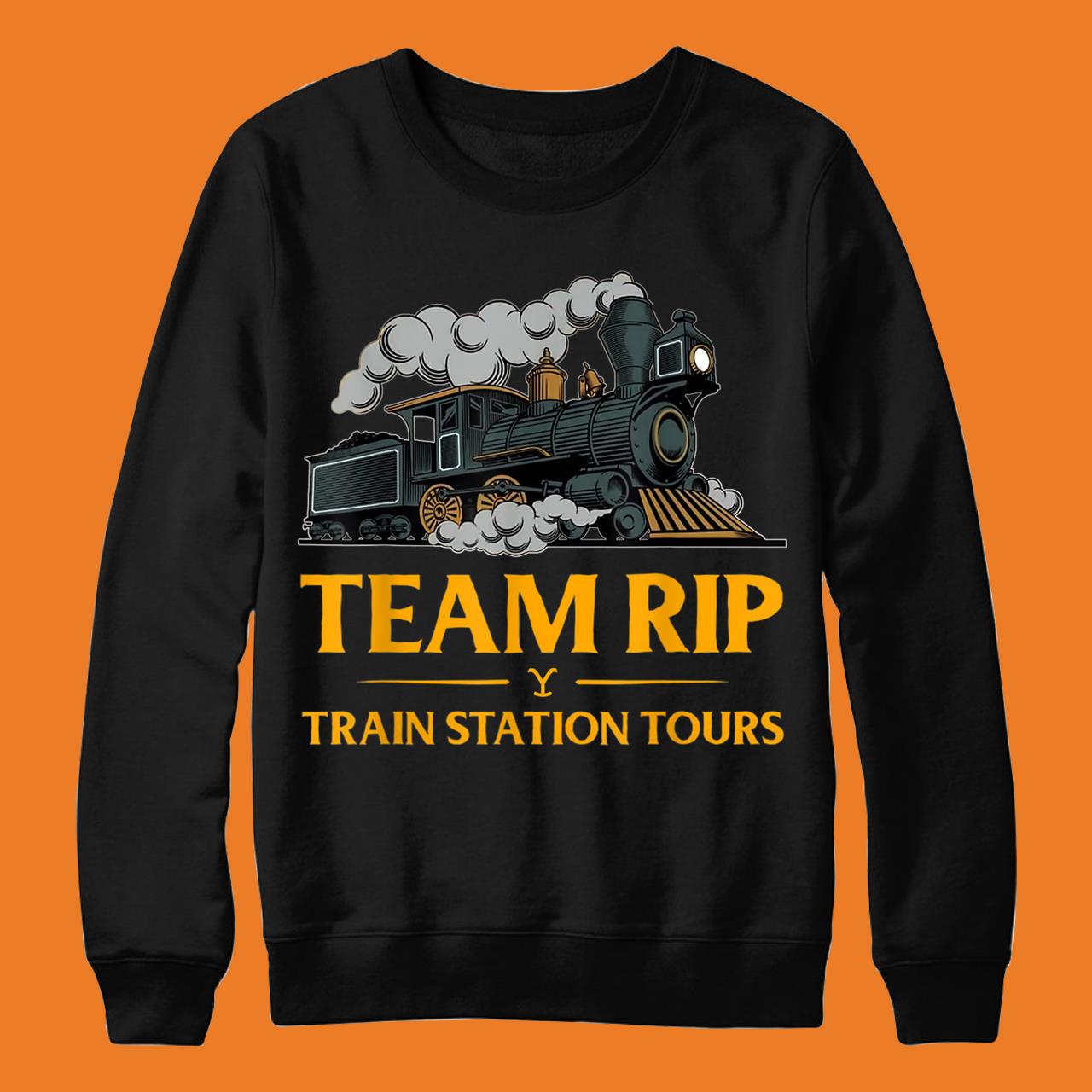 Team-Rip Train Station Tours Yellowstone T-Shirt