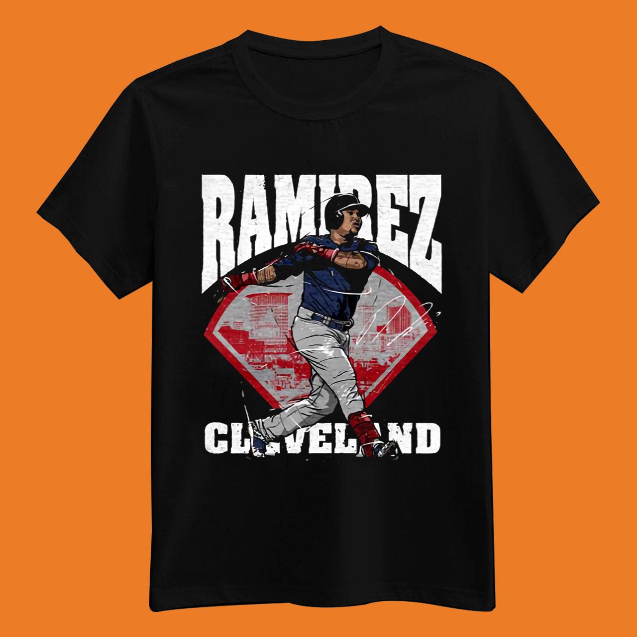 Vintage Jose Ramirez Field Cleveland Indians Tshirt