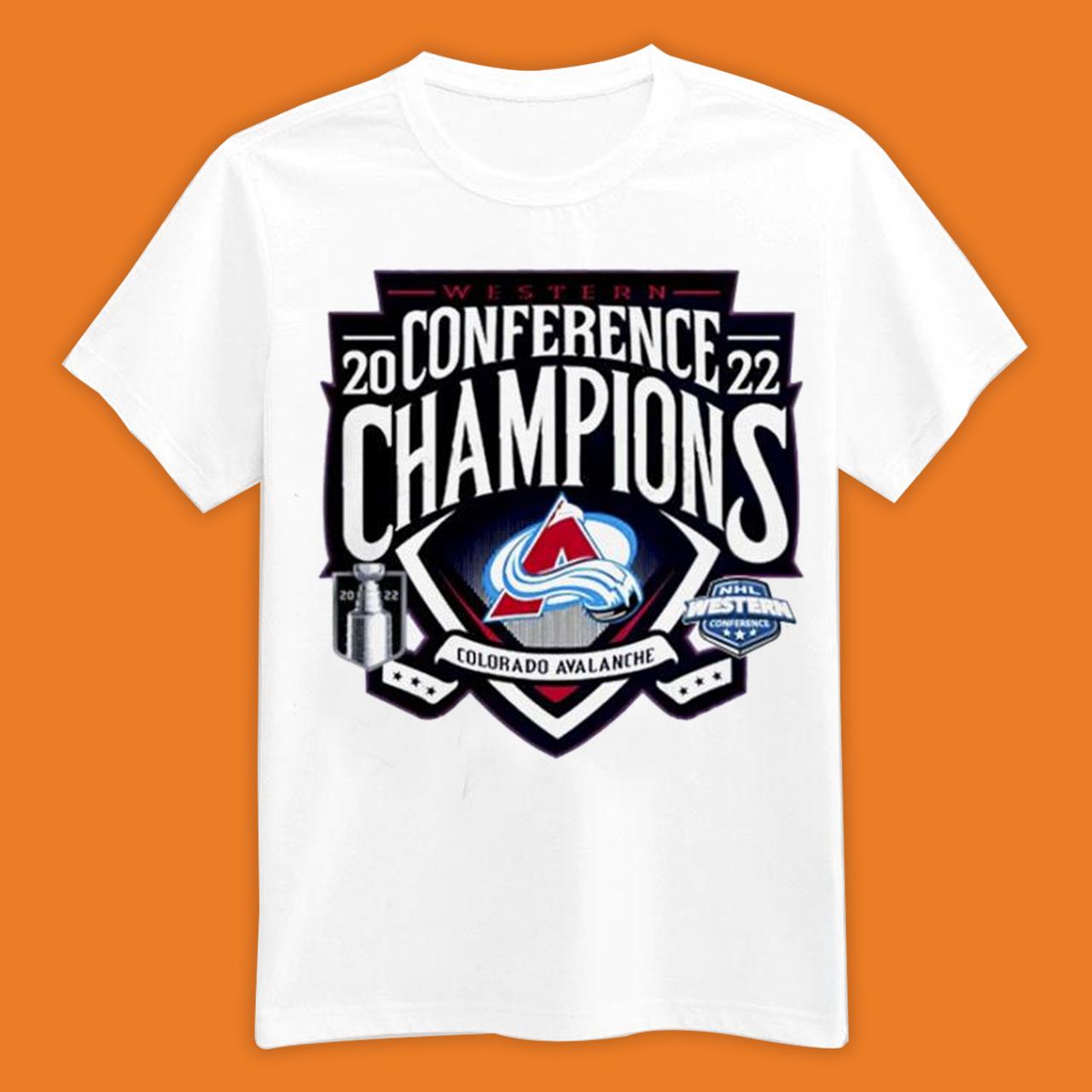 Wistern 2022 Conference Champions Colorado Avalanche shirt