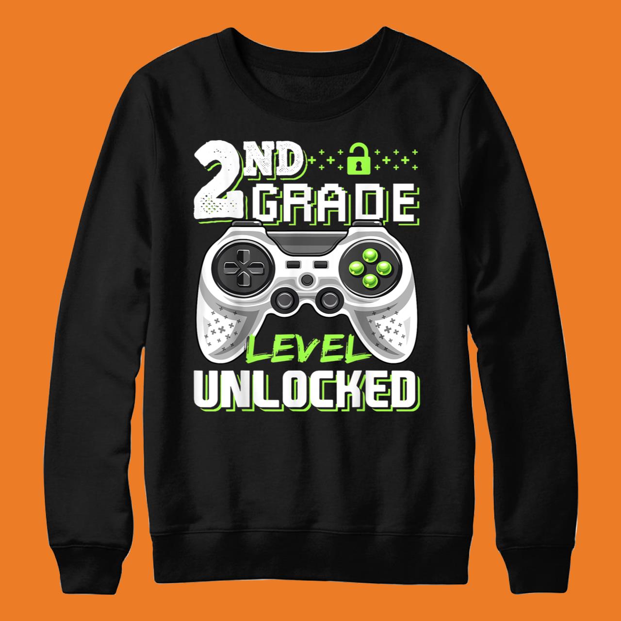 2nd Grade Level Unlocked Video Game Back to School T-Shirt