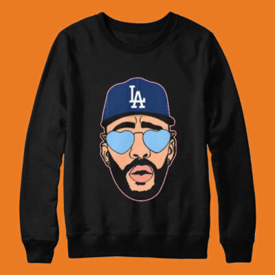 Bad Bunny Dodgers MLB Los Angeles Sweatshirt