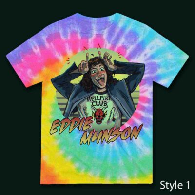 Eddie Munson Tie Dye Merch